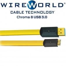 USB кабель Wireworld Chroma 8 USB 3.0 A-micro B Flat Cable 3.0m (C3AM3.0M-8)