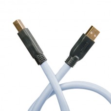 USB кабель Supra USB 2.0 A-B Blue 2.0m