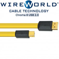USB кабель Wireworld Chroma 8 USB 2.0 A-B Flat Cable 1.0m (C2AB1.0M-8)